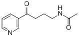 4-(乙酰基甲基氨基)-1-(3-吡啶)-1-丁酮結構式_63551-23-5結構式