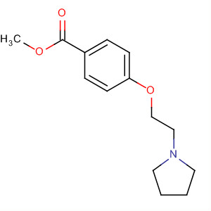 4-(2-(吡咯烷-1-基)乙氧基)苯甲酸甲酯結(jié)構(gòu)式_63675-89-8結(jié)構(gòu)式