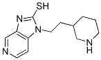 1-[2-(3-哌啶)乙基]-1H-咪唑并[4,5-c]吡啶-2-硫醇結(jié)構(gòu)式_63907-28-8結(jié)構(gòu)式