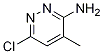 3-Amino-6-chloro-4-methylpyridazine Structure,64068-00-4Structure