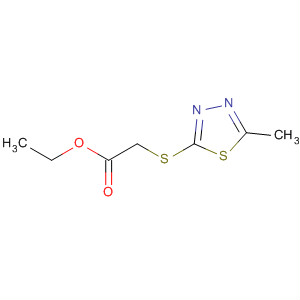 (5-甲基-[1,3,4]噻二唑-2-基sul
fanyl)-乙酸乙酯結(jié)構(gòu)式_64145-09-1結(jié)構(gòu)式