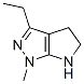 3-乙基-1,4,5,6-四氫-1-甲基-吡咯并[2,3-c]吡唑結(jié)構(gòu)式_641578-47-4結(jié)構(gòu)式