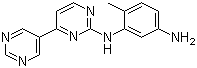 4-甲基-3-[4-(5-嘧啶)嘧啶-2-基氨基]苯胺結(jié)構(gòu)式_641615-36-3結(jié)構(gòu)式