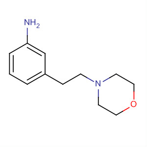 3-[2-(4-嗎啉)乙基]苯胺結構式_643086-65-1結構式