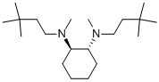 (1R,2R)-N,N’-二甲基-N,N’-雙(3,3-二甲丁基)環(huán)己烷-1,2-二胺結構式_644958-86-1結構式