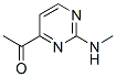 1-(2-甲基氨基-嘧啶-4-基)-乙酮結(jié)構(gòu)式_645419-05-2結(jié)構(gòu)式