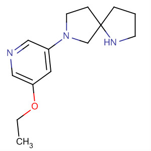 7-(5-乙氧基-3-吡啶)-1,7-二氮雜螺[4.4]壬烷結(jié)構(gòu)式_646055-70-1結(jié)構(gòu)式
