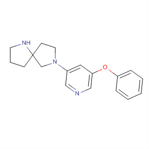 7-(5-苯氧基-3-吡啶)-1,7-二氮雜螺[4.4]壬烷結(jié)構(gòu)式_646055-73-4結(jié)構(gòu)式
