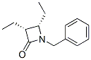 (3r,4s)-(9ci)-3,4-二乙基-1-(苯基甲基)-2-氮雜啶酮結構式_646067-36-9結構式