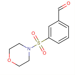 3-(4-嗎啉磺酰基)苯甲醛結(jié)構(gòu)式_646071-57-0結(jié)構(gòu)式