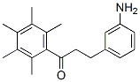 3-(3-氨基苯基)-1-(2,3,4,5,6-戊甲基苯基)-1-丙酮結(jié)構(gòu)式_646506-64-1結(jié)構(gòu)式