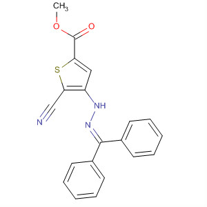 4-(2-(二苯基亞甲基)肼基)-5-氰基噻吩-2-羧酸甲酯結(jié)構(gòu)式_648412-61-7結(jié)構(gòu)式
