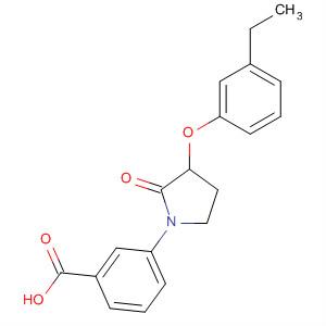 3-(3-(3-乙基苯氧基)-2-氧代吡咯烷-1-基)苯甲酸結(jié)構(gòu)式_649773-87-5結(jié)構(gòu)式