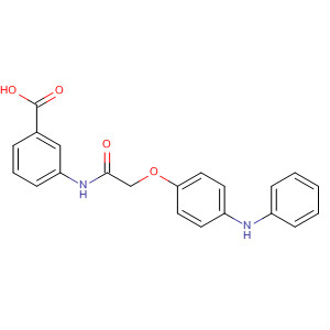 3-(2-(4-(苯基氨基)苯氧基)乙酰氨基)苯甲酸結(jié)構(gòu)式_649774-10-7結(jié)構(gòu)式
