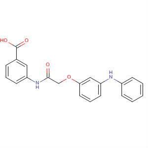 3-(2-(3-(苯基氨基)苯氧基)乙酰氨基)苯甲酸結(jié)構(gòu)式_649774-11-8結(jié)構(gòu)式