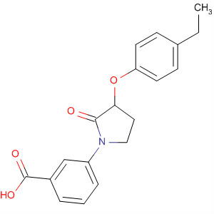 3-(3-(4-乙基苯氧基)-2-氧代吡咯烷-1-基)苯甲酸結構式_649774-27-6結構式
