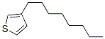 3-Octylthiophene Structure,65016-62-8Structure