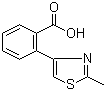 2-(2-甲基-1,3-噻唑-4-基)苯甲酸結構式_65032-66-8結構式
