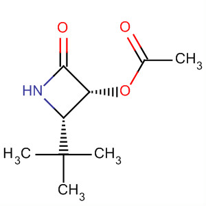 (3r,4s)-(9ci)-3-(乙酰基氧基)-4-(1,1-二甲基乙基)-2-氮雜啶酮結(jié)構(gòu)式_650625-21-1結(jié)構(gòu)式