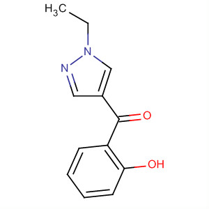 (9ci)-(1-乙基-1H-吡唑-4-基)(2-羥基苯基)-甲酮結(jié)構(gòu)式_651727-57-0結(jié)構(gòu)式