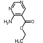 5-Pyrimidinecarboxylic acid, 4-amino-, ethyl esterStructure,65195-35-9Structure 5-Pyrimidinecarboxylic acid, 4-amino-, ethyl ester Structure,65195-35-9Structure