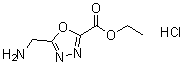 5-(氨基甲基)-1,3,4-噁二唑-2-羧酸乙酯鹽酸鹽結構式_652158-84-4結構式