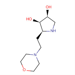  (2s,3r,4s)-(9ci)-2-[2-(4-嗎啉)乙基]-3,4-吡咯烷二醇結構式_653570-94-6結構式
