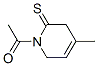 (7ci,8ci)-1-乙酰基-3,6-二氫-4-甲基-2(1H)-吡啶硫酮結(jié)構(gòu)式_6545-84-2結(jié)構(gòu)式