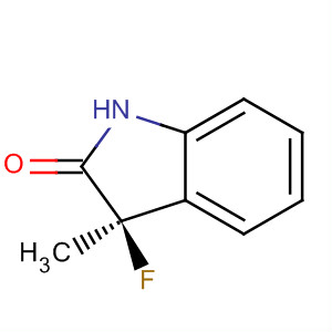 (3r)-(9ci)-3-氟-1,3-二氫-3-甲基-,2H-吲哚-2-酮結構式_655224-18-3結構式