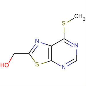 (7-(甲基硫代)[1,3]噻唑并[5,4-d]嘧啶-2-基)甲醇結構式_655255-00-8結構式