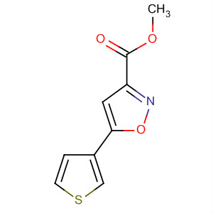 5-(噻吩-3-基)異噁唑-3-羧酸甲酯結(jié)構(gòu)式_657425-23-5結(jié)構(gòu)式