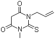 1-甲基-3-allyl-2-硫代巴比妥酸結(jié)構(gòu)式_65959-54-8結(jié)構(gòu)式