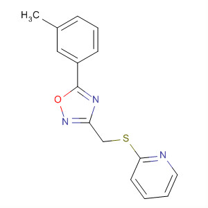 2-(5-間甲苯-[1,2,4]噁二唑-3-甲基磺?；?吡啶結構式_660416-76-2結構式