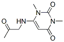 (9ci)-1,3-二甲基-6-[(2-氧代丙基)氨基]-2,4(1H,3h)-嘧啶二酮結(jié)構(gòu)式_662141-78-8結(jié)構(gòu)式
