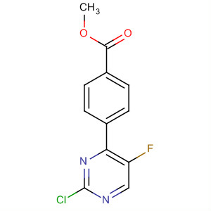 4-(2-氯-5-氟嘧啶-4-基)苯甲酸甲酯結(jié)構(gòu)式_663611-72-1結(jié)構(gòu)式