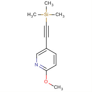 2-甲氧基-5-[(三甲基甲硅烷基)乙炔]吡啶結構式_663955-58-6結構式