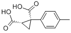 (1R,2s)-1-對(duì)甲苯環(huán)丙烷-1,2-二羧酸結(jié)構(gòu)式_66504-83-4結(jié)構(gòu)式
