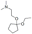 (9ci)-2-[(1-乙氧基環(huán)戊基)氧基]-N,N-二甲基-乙胺結(jié)構(gòu)式_669065-87-6結(jié)構(gòu)式