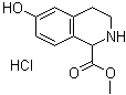 (+/-)-7-羥基-1,2,3,4-四氫-3-異喹啉-4-羧酸甲酯鹽酸鹽結(jié)構(gòu)式_672310-19-9結(jié)構(gòu)式
