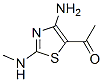 (9ci)-1-[4-氨基-2-(甲基氨基)-5-噻唑]-乙酮結(jié)構(gòu)式_674807-17-1結(jié)構(gòu)式