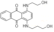1-(2-羥基乙基氨基)-4-(3-羥基丙基氨基)蒽-9,10-二酮結(jié)構(gòu)式_67674-26-4結(jié)構(gòu)式