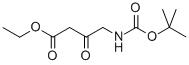 4-(叔丁氧基羰基氨基)-3-氧代丁酸乙酯結(jié)構(gòu)式_67706-68-7結(jié)構(gòu)式
