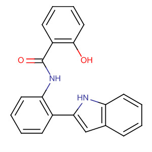 2-羥基-N-(2-(1H-吲哚-2-基)-苯基)-苯甲酰胺結(jié)構(gòu)式_677297-14-2結(jié)構(gòu)式