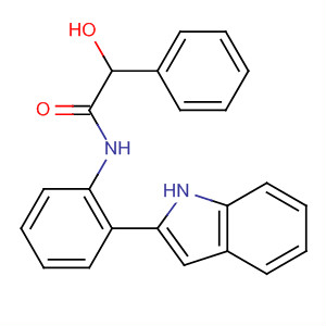 2-(2-羥基-苯基)-N-[2-(1H-吲哚-2-基)-苯基]-乙酰胺結(jié)構(gòu)式_677297-16-4結(jié)構(gòu)式