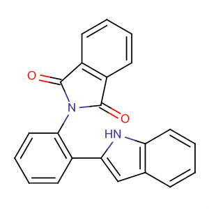 2-[2-(1H-吲哚-2-基)-苯基]-異吲哚-1,3-二酮結(jié)構(gòu)式_677297-28-8結(jié)構(gòu)式