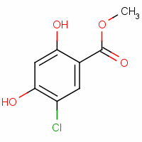 5-氯-2,4-二羥基苯甲酸甲酯結(jié)構(gòu)式_67828-69-7結(jié)構(gòu)式
