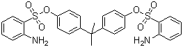 2-Aminobenzenesulfonic acid (1-methylethylidene)di-4,1-phenylene esterStructure,68015-60-1Structure 2-Aminobenzenesulfonic acid (1-methylethylidene)di-4,1-phenylene ester Structure,68015-60-1Structure