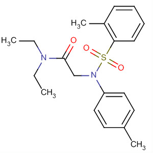 N,N-二乙基-2-[(甲苯-2-磺?；?-對(duì)甲苯-氨基]-乙酰胺結(jié)構(gòu)式_680588-95-8結(jié)構(gòu)式
