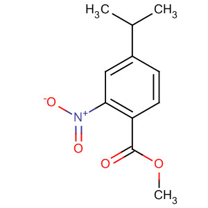 4-異丙基-2-硝基苯甲酸甲酯結(jié)構(gòu)式_681292-73-9結(jié)構(gòu)式