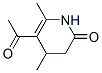 (9ci)-5-乙酰基-3,4-二氫-4,6-二甲基-2(1H)-吡啶酮結(jié)構(gòu)式_681473-87-0結(jié)構(gòu)式